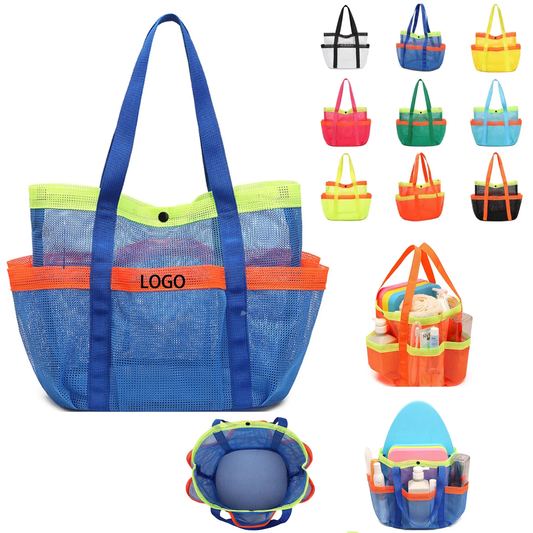Durable Mesh Beach Tote 21