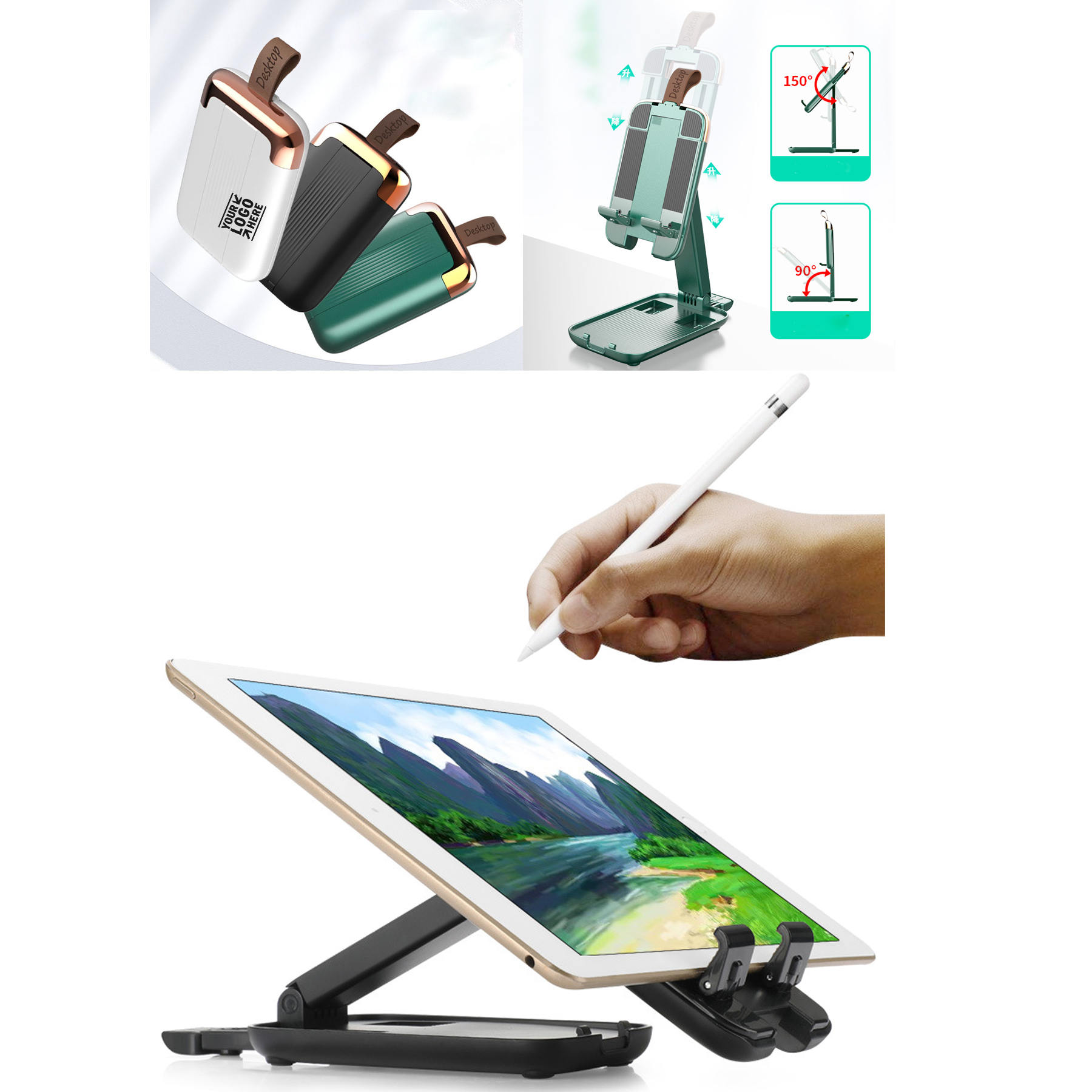 Adjustable Phone Stand for Desk