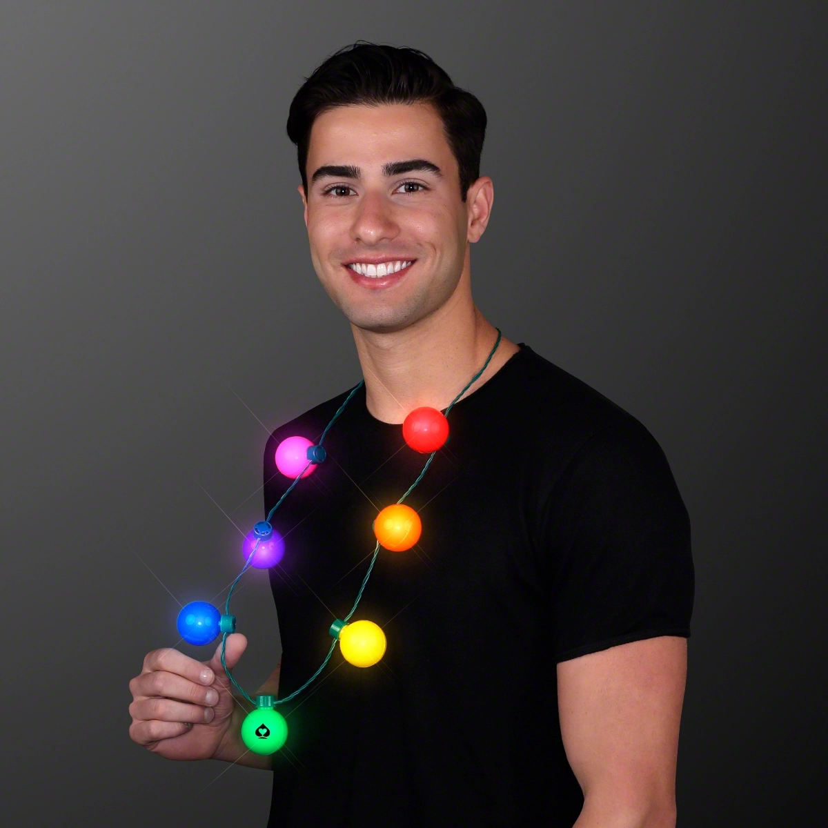 Light Globes Rainbow Party Necklace 5
