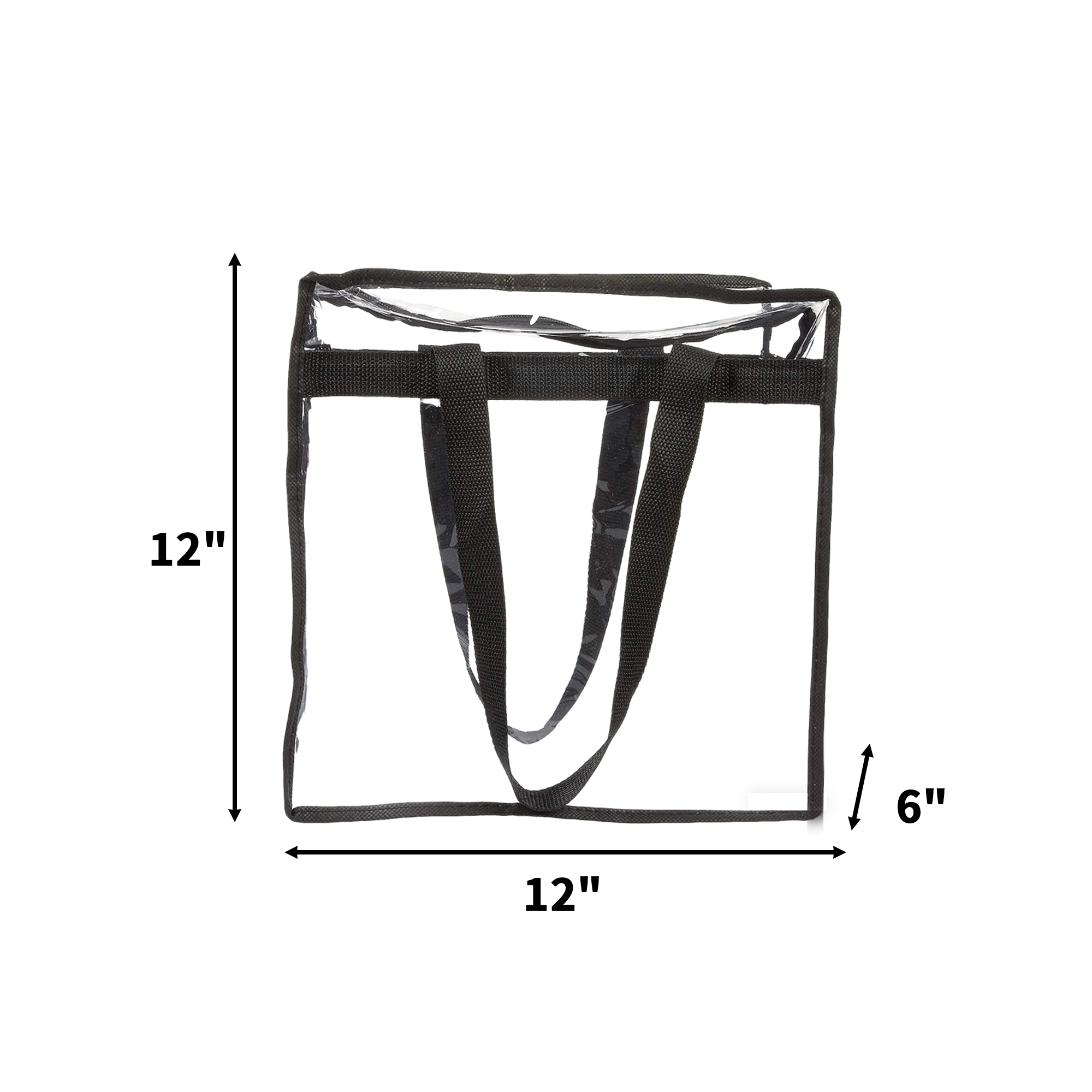 PVC Clear Tote With Zipper Closure 2