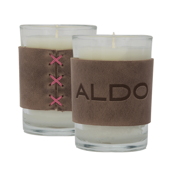 Harper 8 oz. Leather Wrapped Candle 40