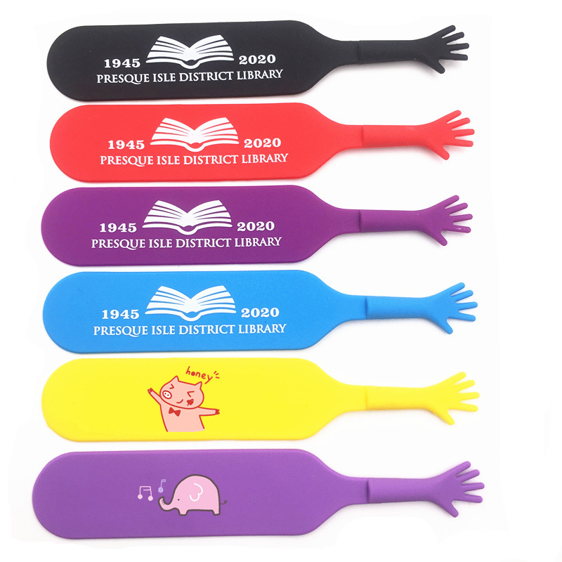 Cute Silicone Fingerprint Bookmark 1
