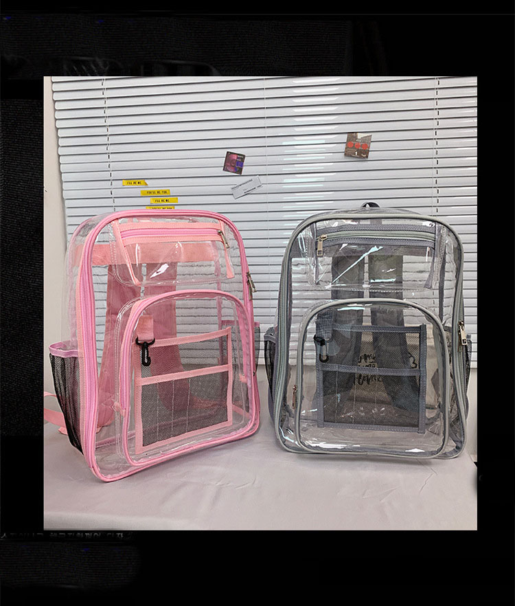 PVC Plastic Backpack 8