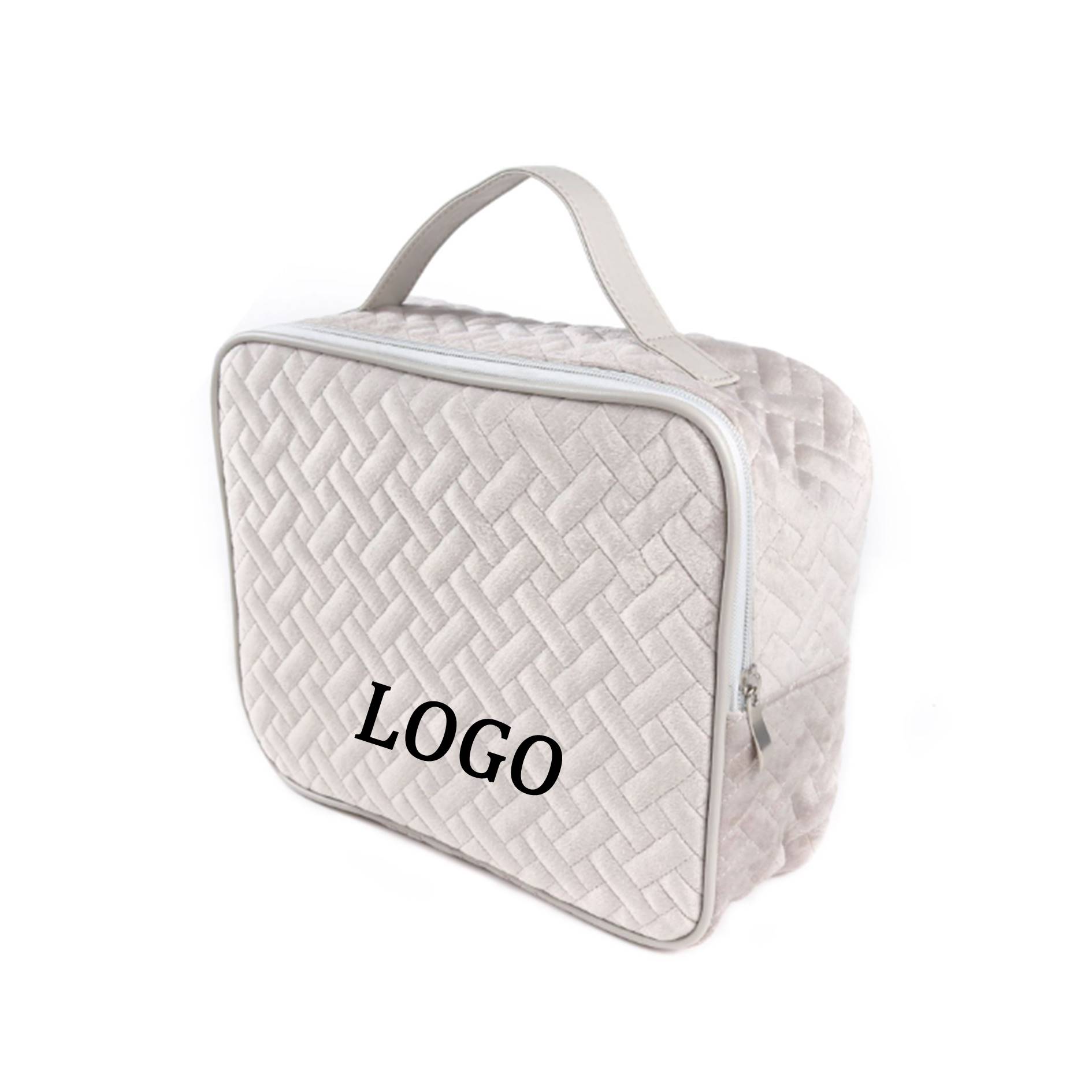 Large Velvet Portable Toiletry Bag 2