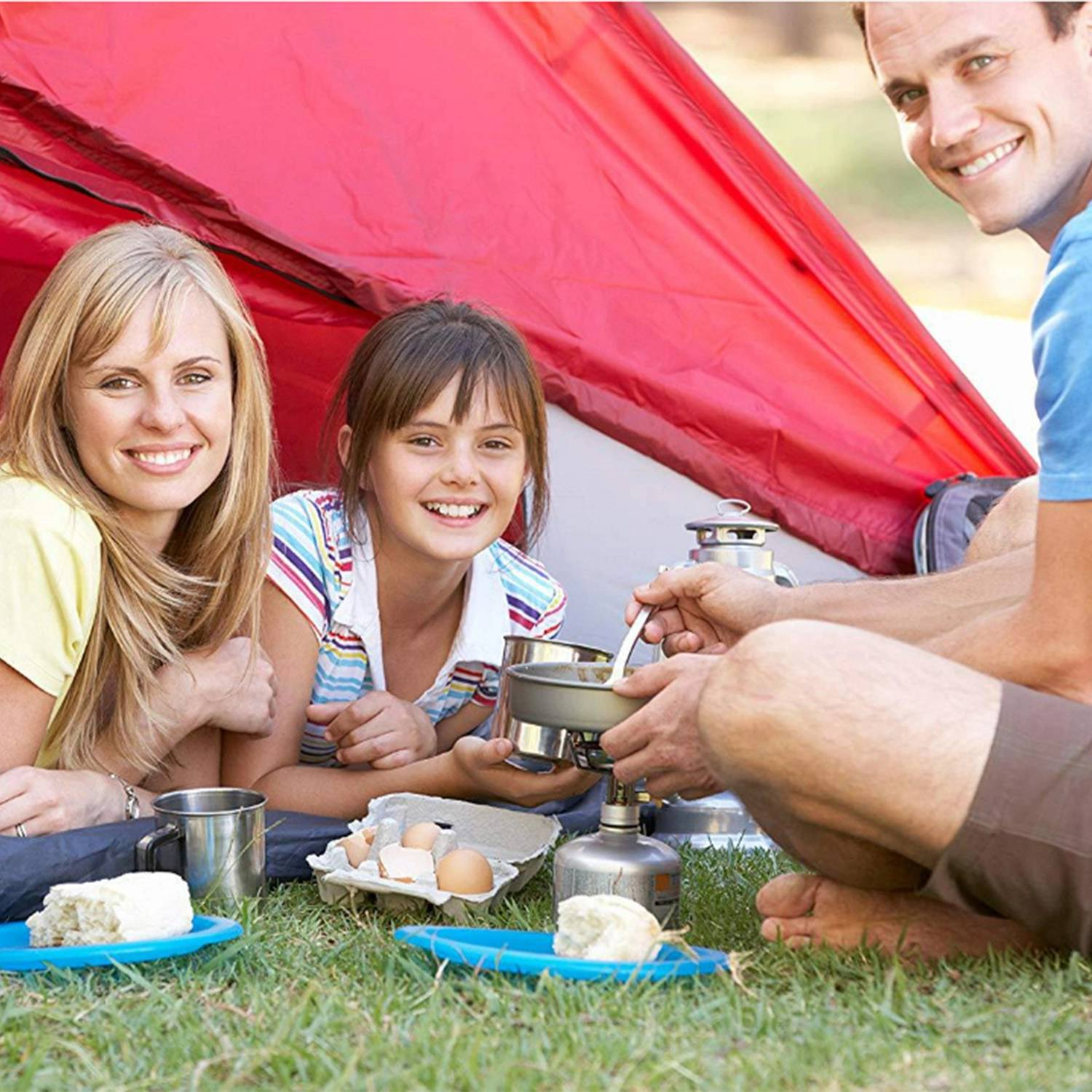 3 Pcs Outdoor Aluminum Camping Cookware Set 10