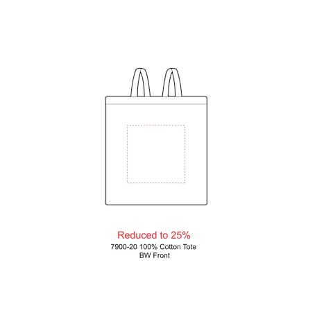 100% 4oz Cotton Canvas Convention Tote 5