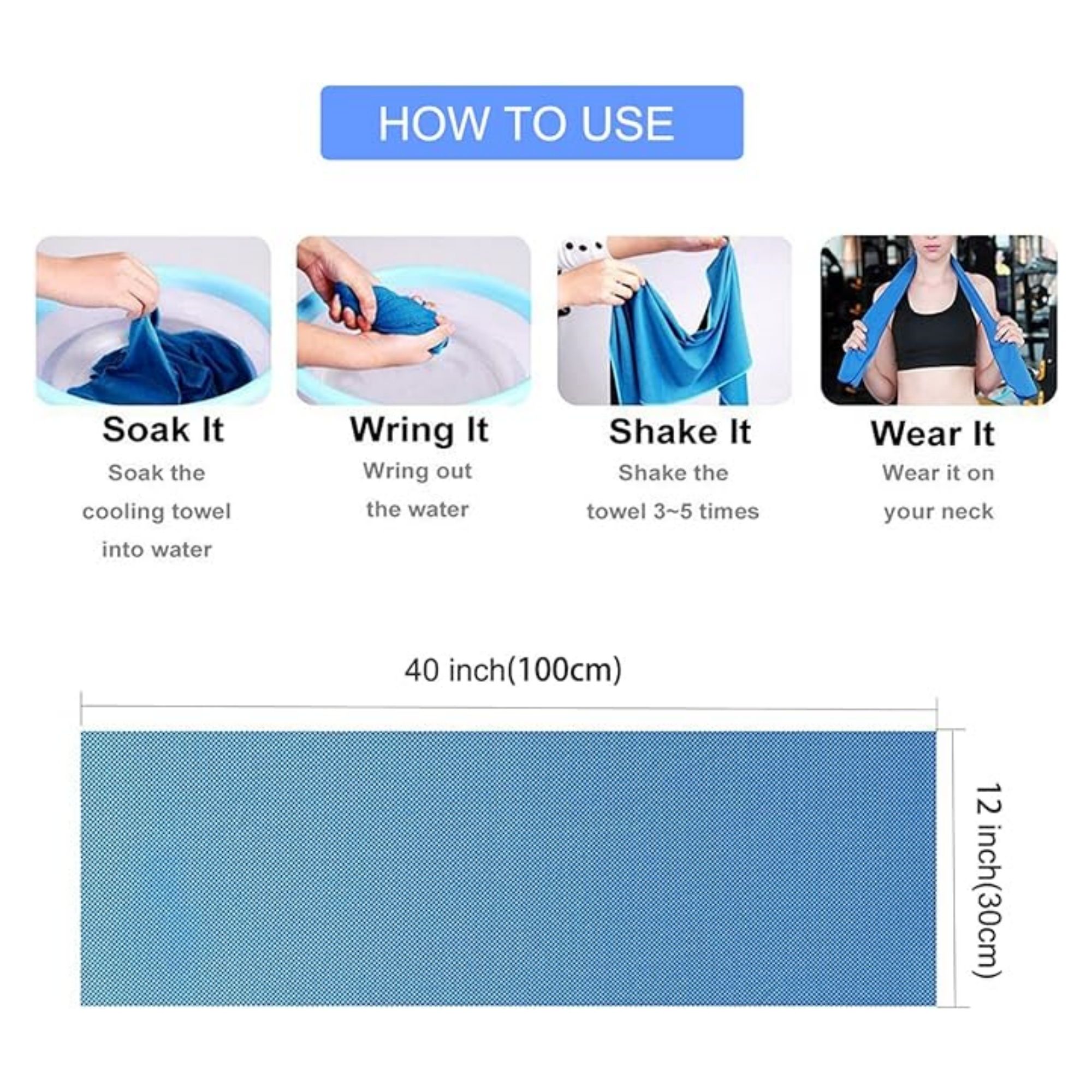 Sweat Microfiber Yoga Towels For Neck And Face 2