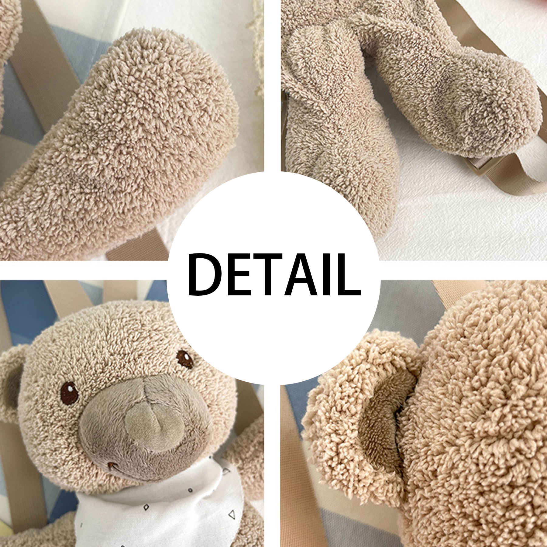Cotton Cute teddy bear plush doll backpack 6
