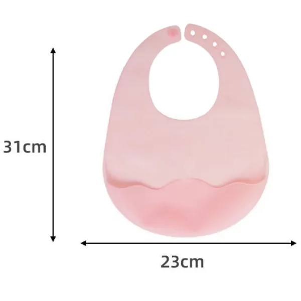 Waterproof Silicone Baby Bib with Soft Infant Feeding Cover 3