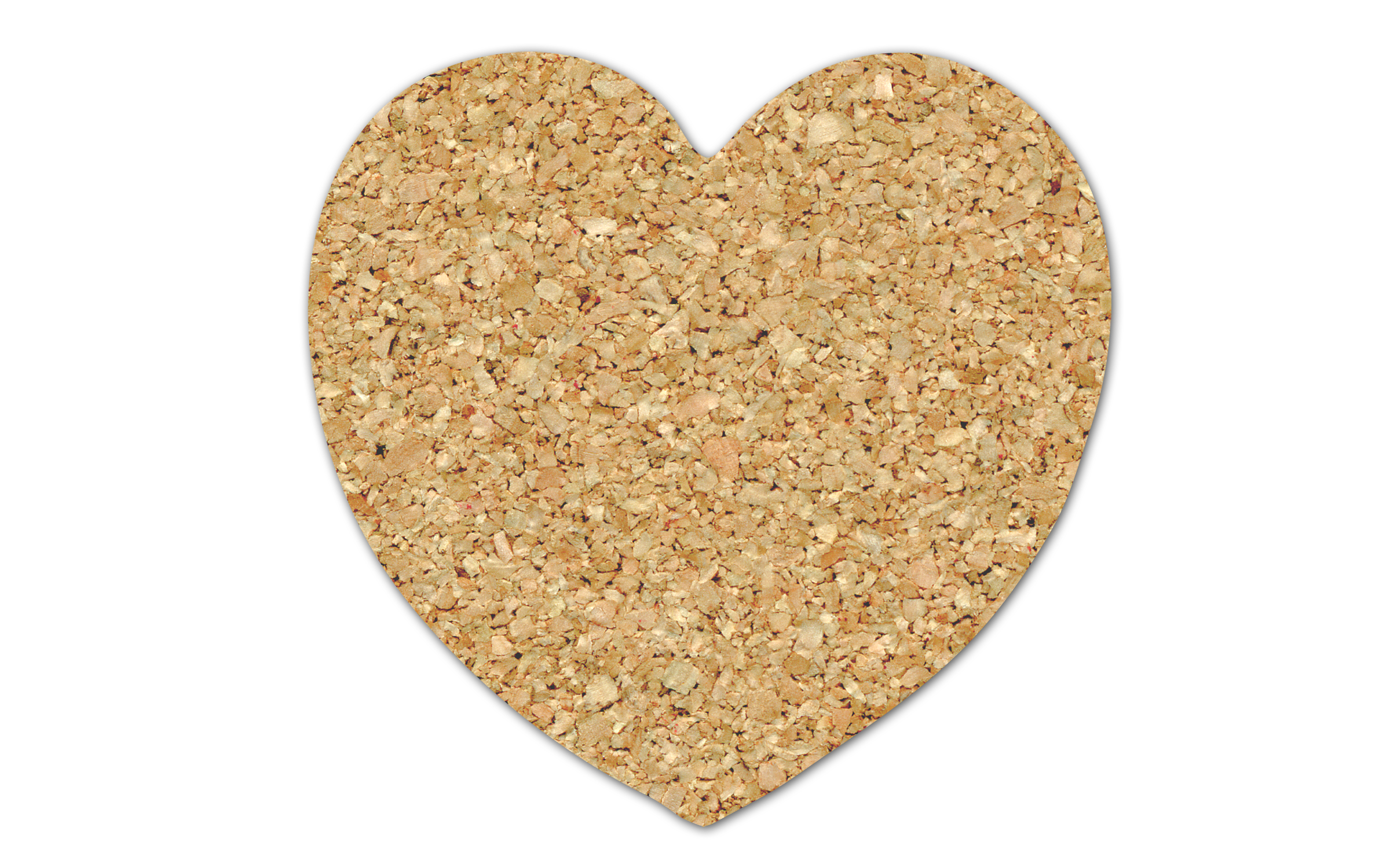 Heart Cork Coaster 6HT 4