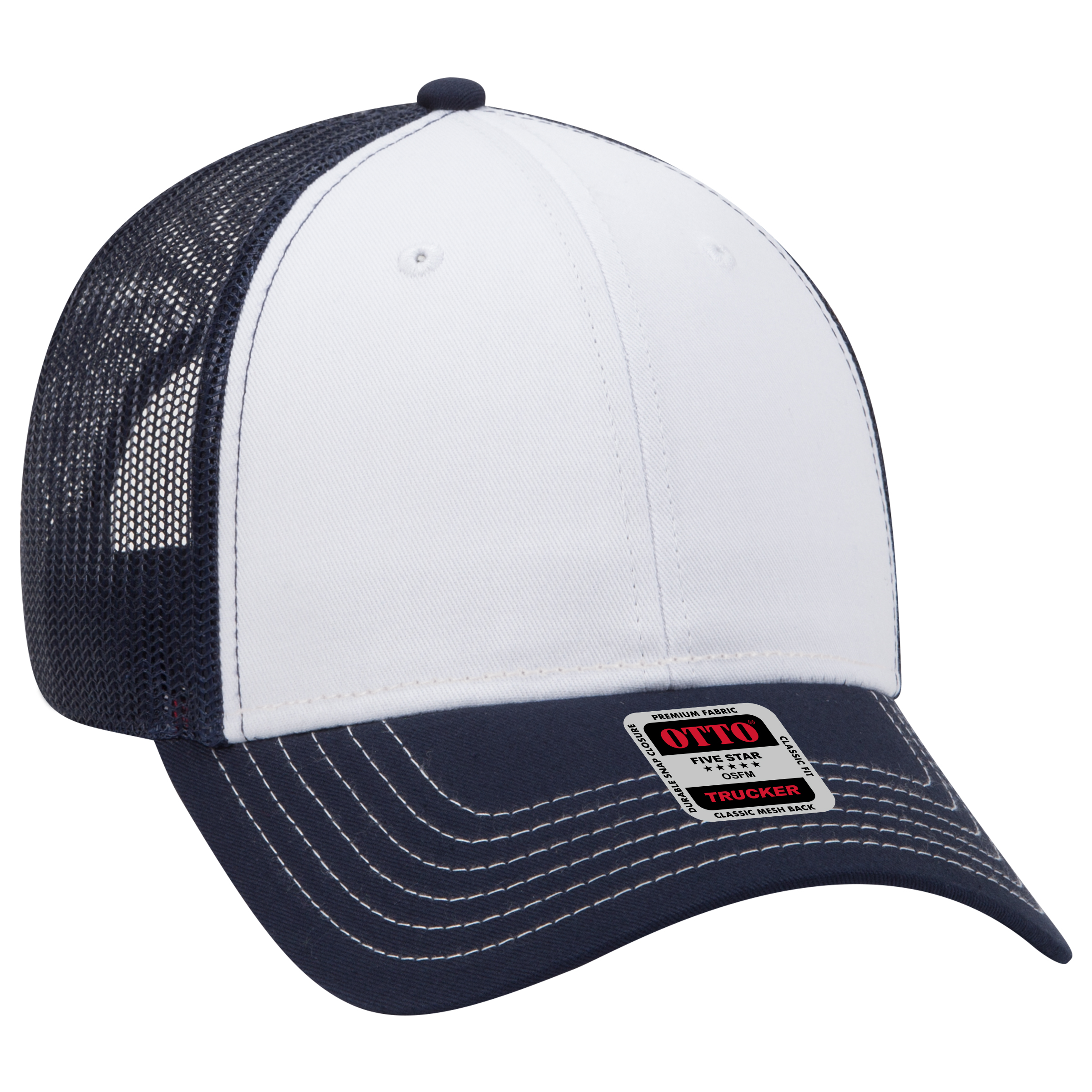 OTTO CAP® 6 Panel Low Profile Mesh Back Trucker Hat 164
