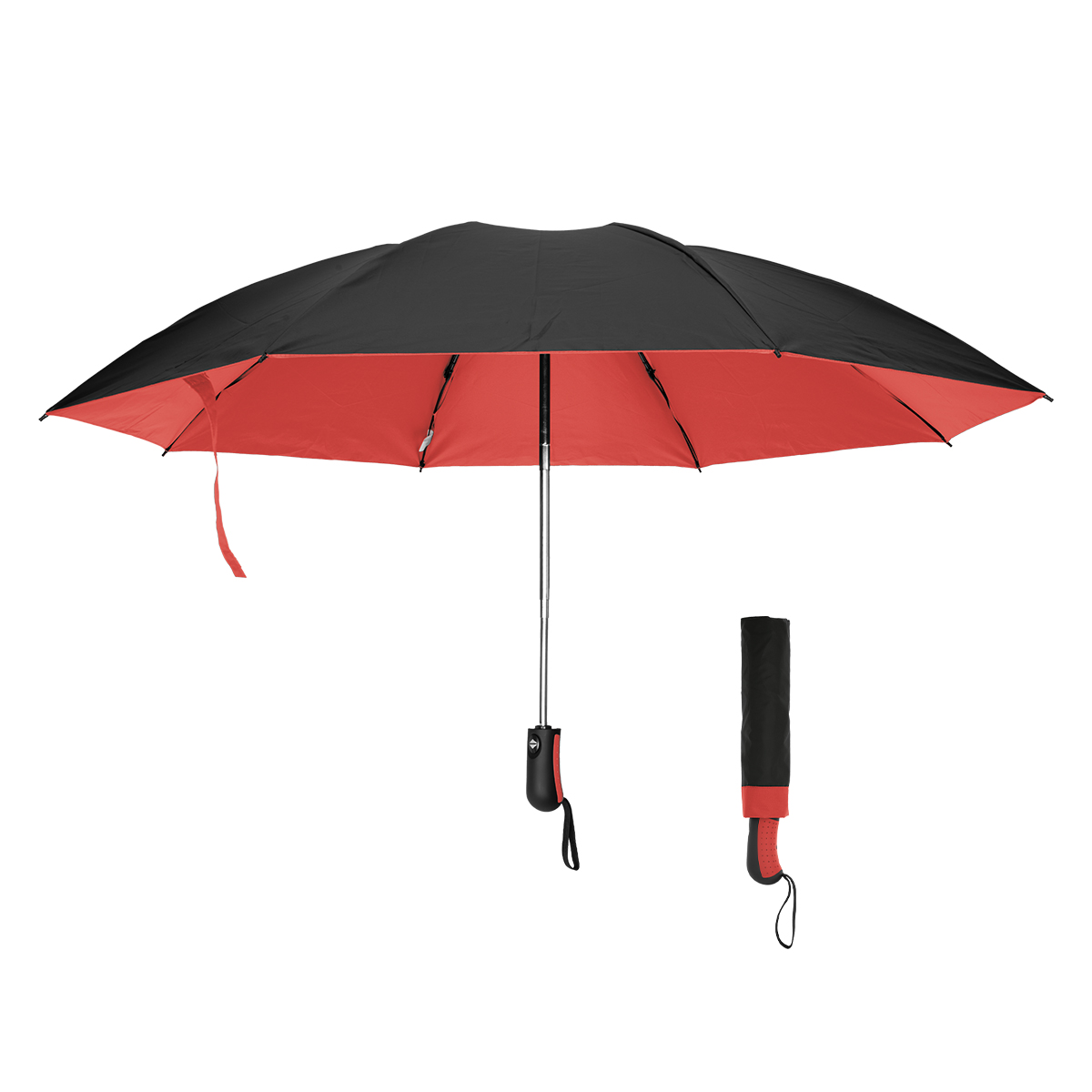 46" Arc Two-Tone rPET Inversion Umbrella 8