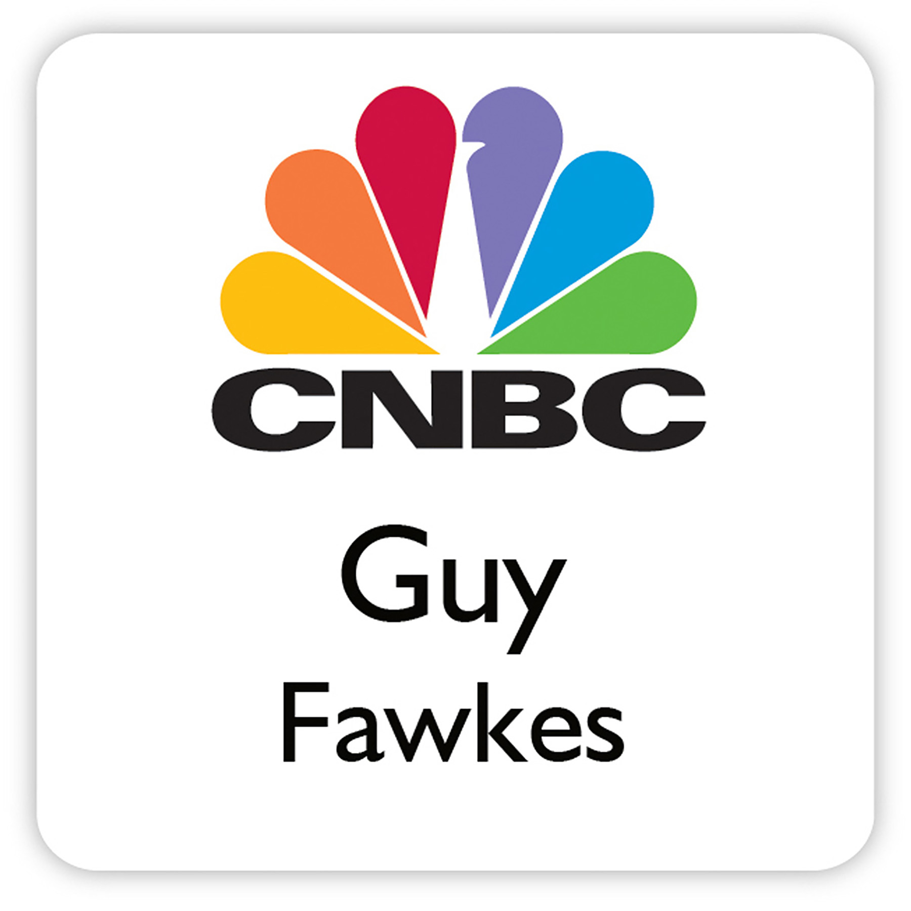 Tucson Plastic Name Badge: 3-6 Sq In