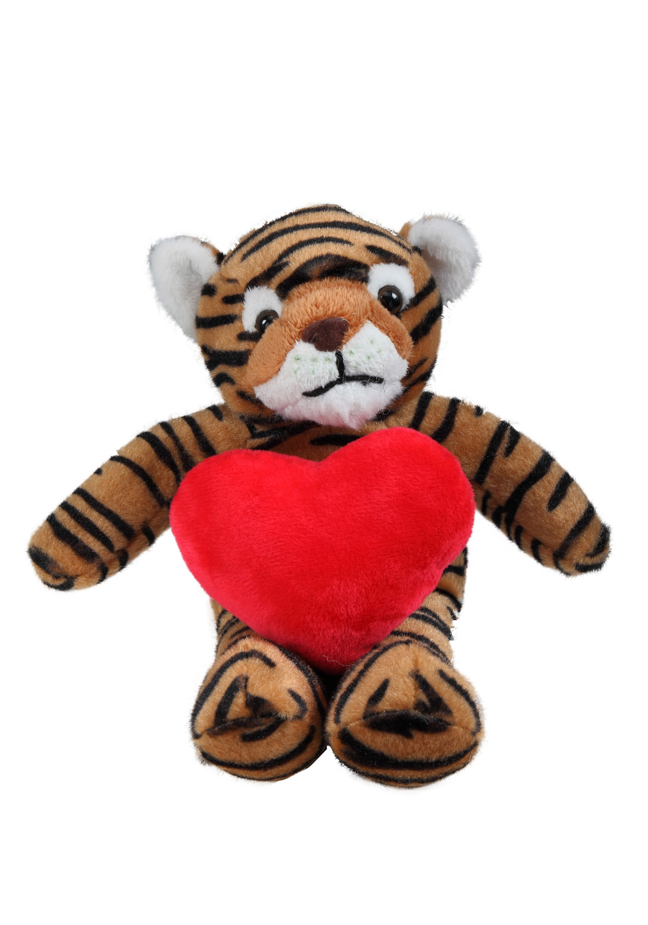 soft plush Tiger with heart