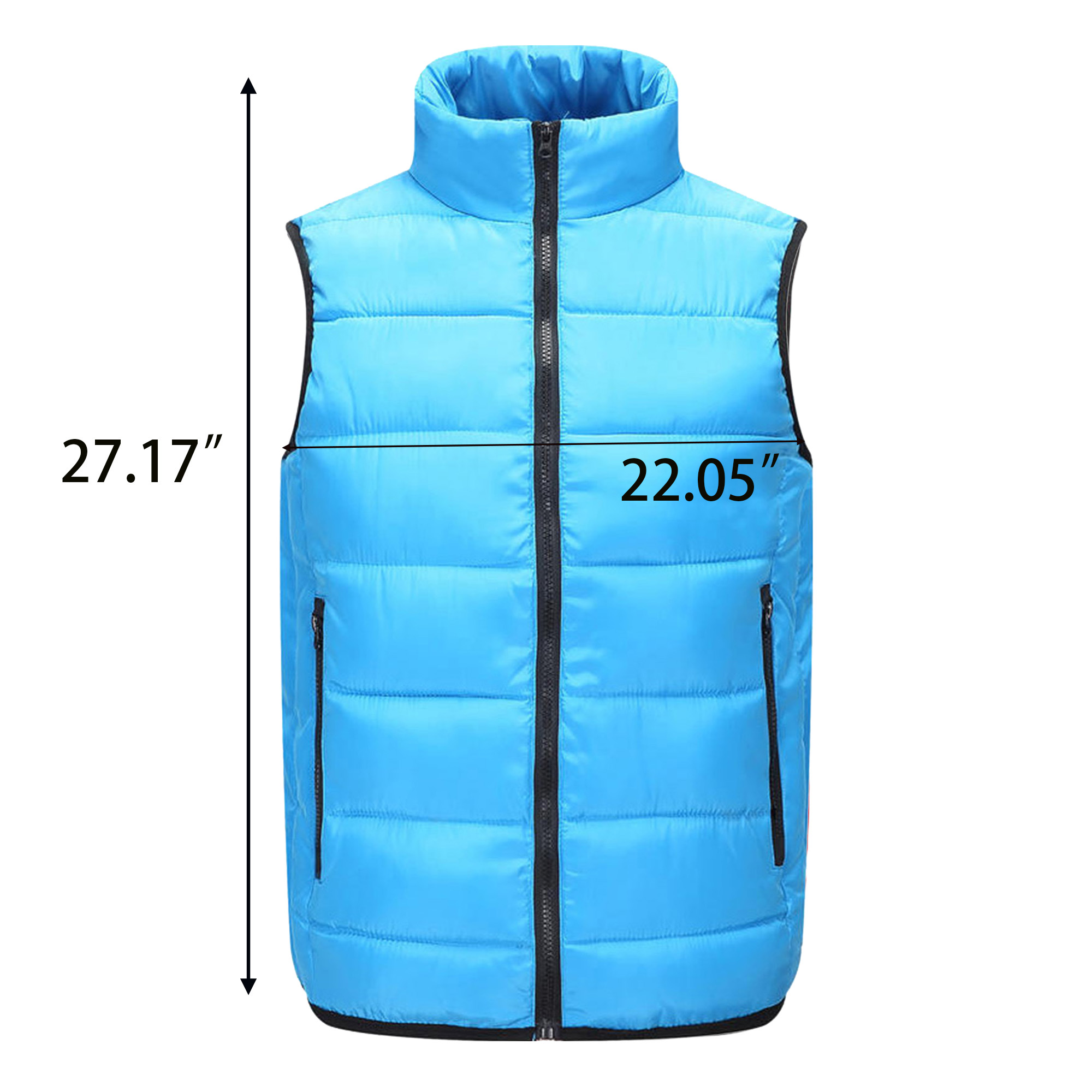 Customized Windproof Stand-Up Waistcoat 9