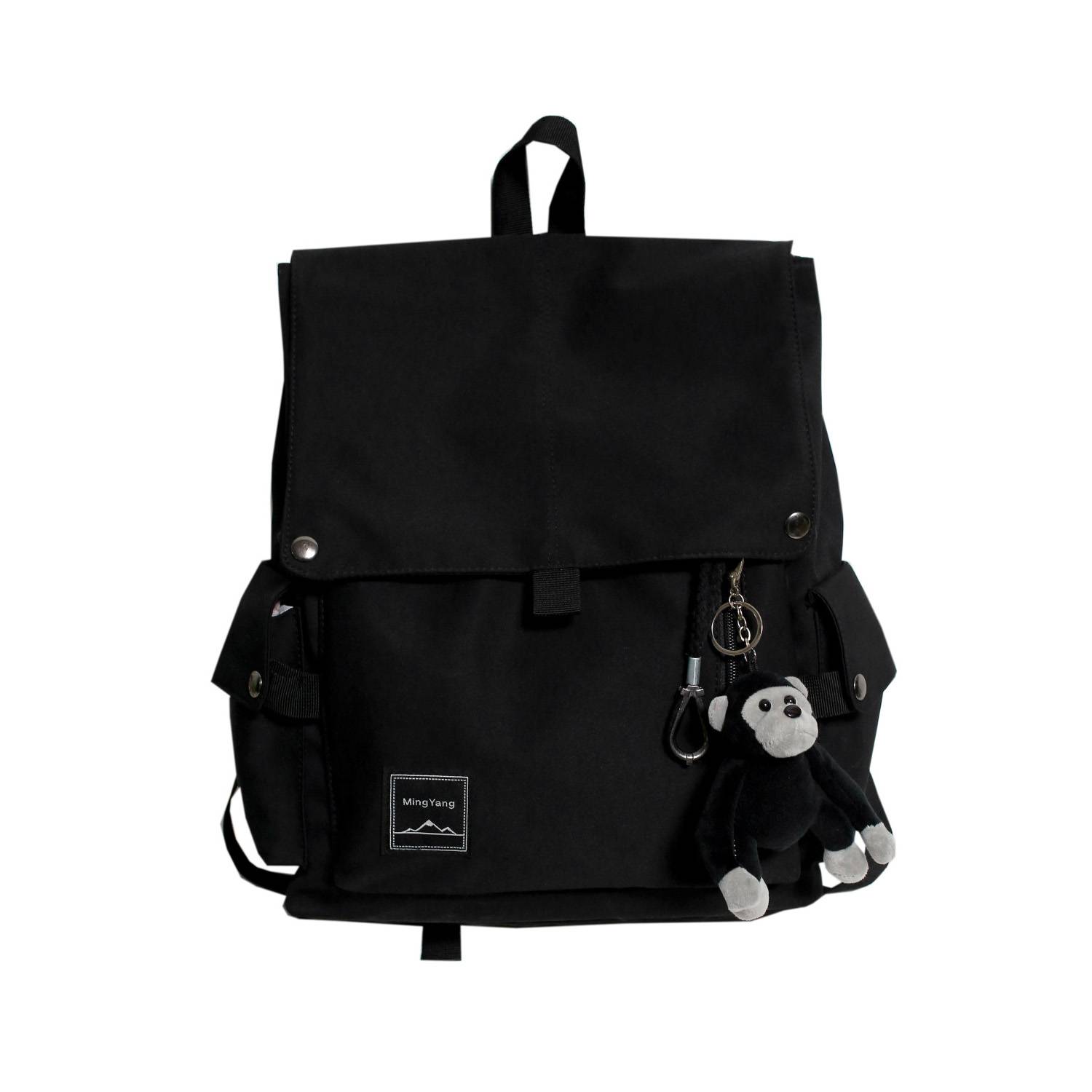 Flip Simple Student Canvas Backpack 4