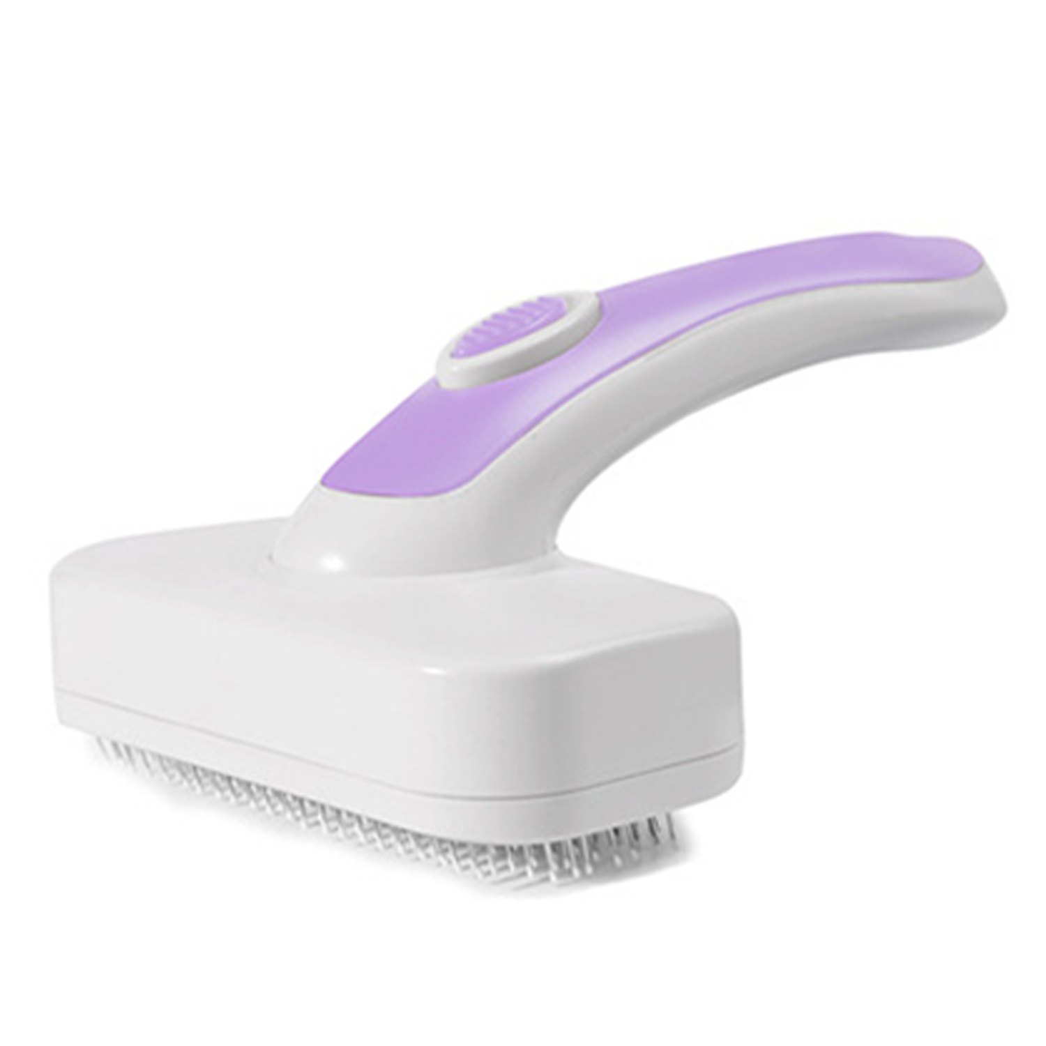 Portable Plastic Pet Deshedding Brush w/ Soft Bristles 6