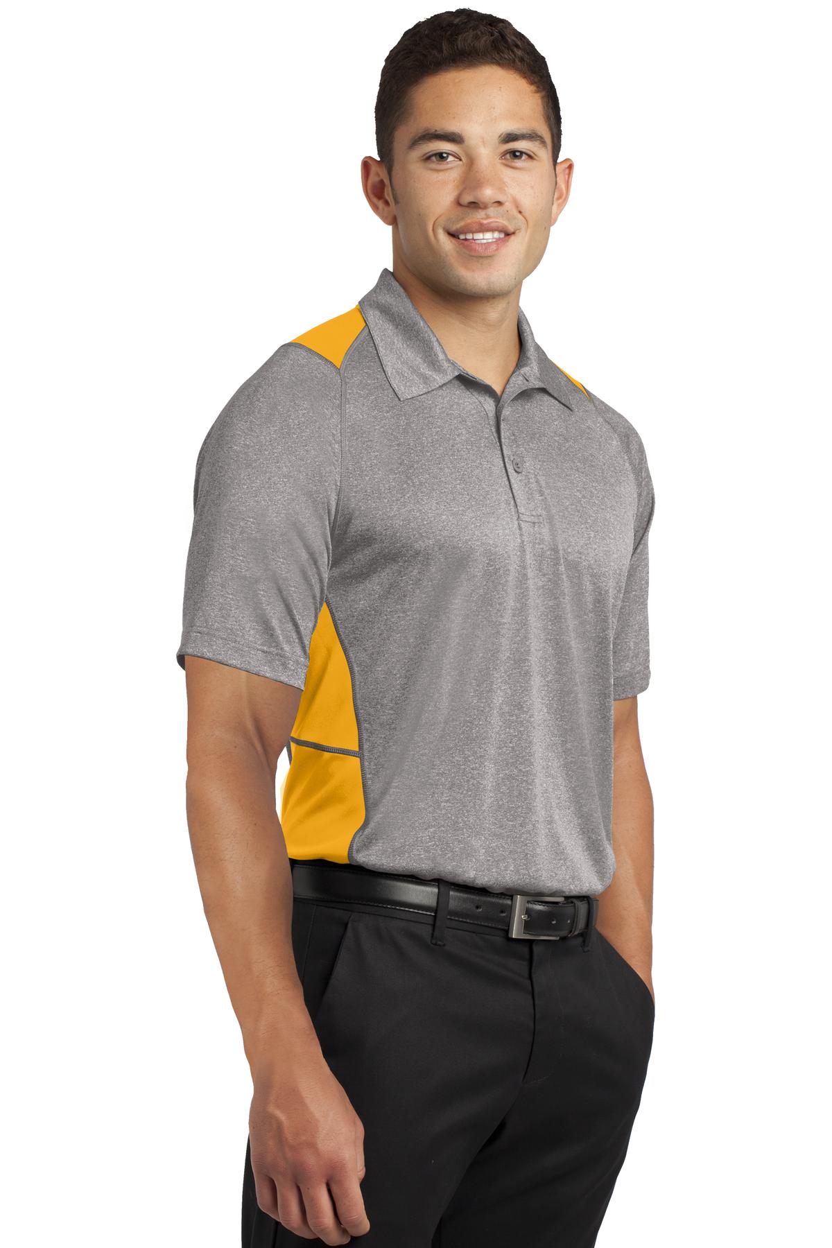 Sport-Tek® Heather Colorblock Contender Polo 37