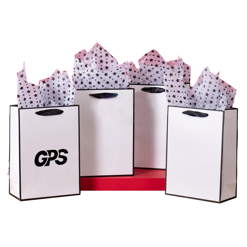 White Cardboard Bag With Handle Bag 1