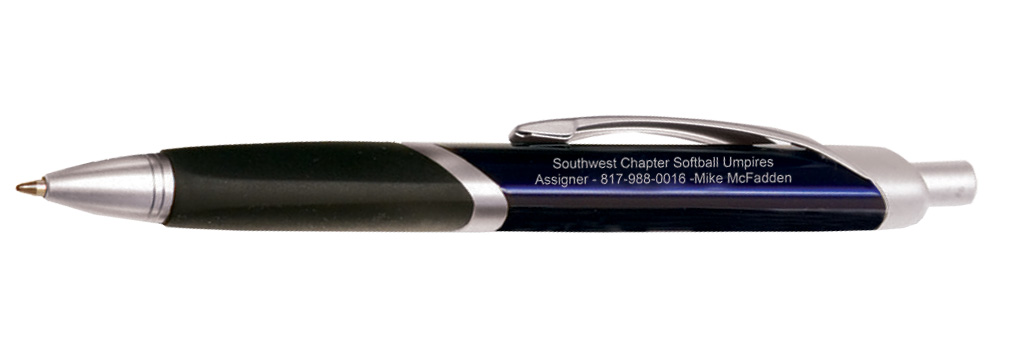 Intriad Triangular Retractable Ballpoint Pen with Rubber Grip 1