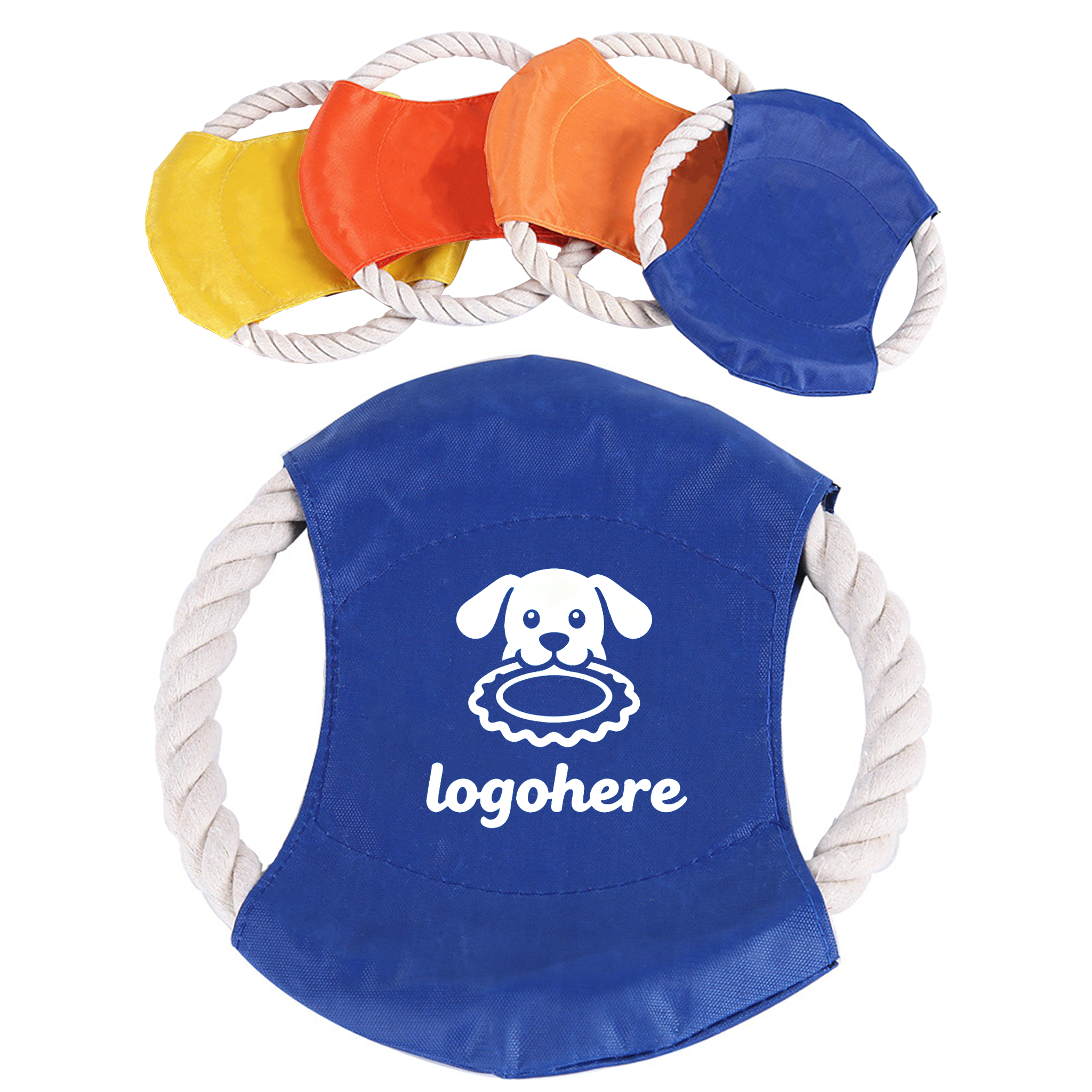 Interactive Flying Disc Tug of War Dog Toy 5