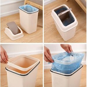 Bathroom Trash Can With Lid 1