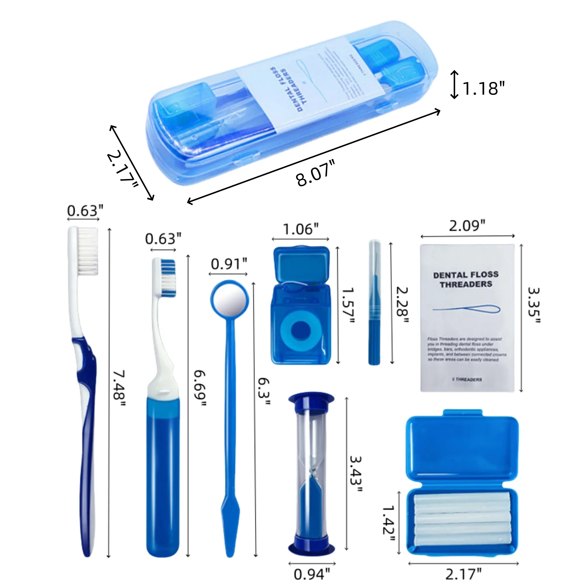 8 Piece Orthodontic Oral Care Gift Set 6