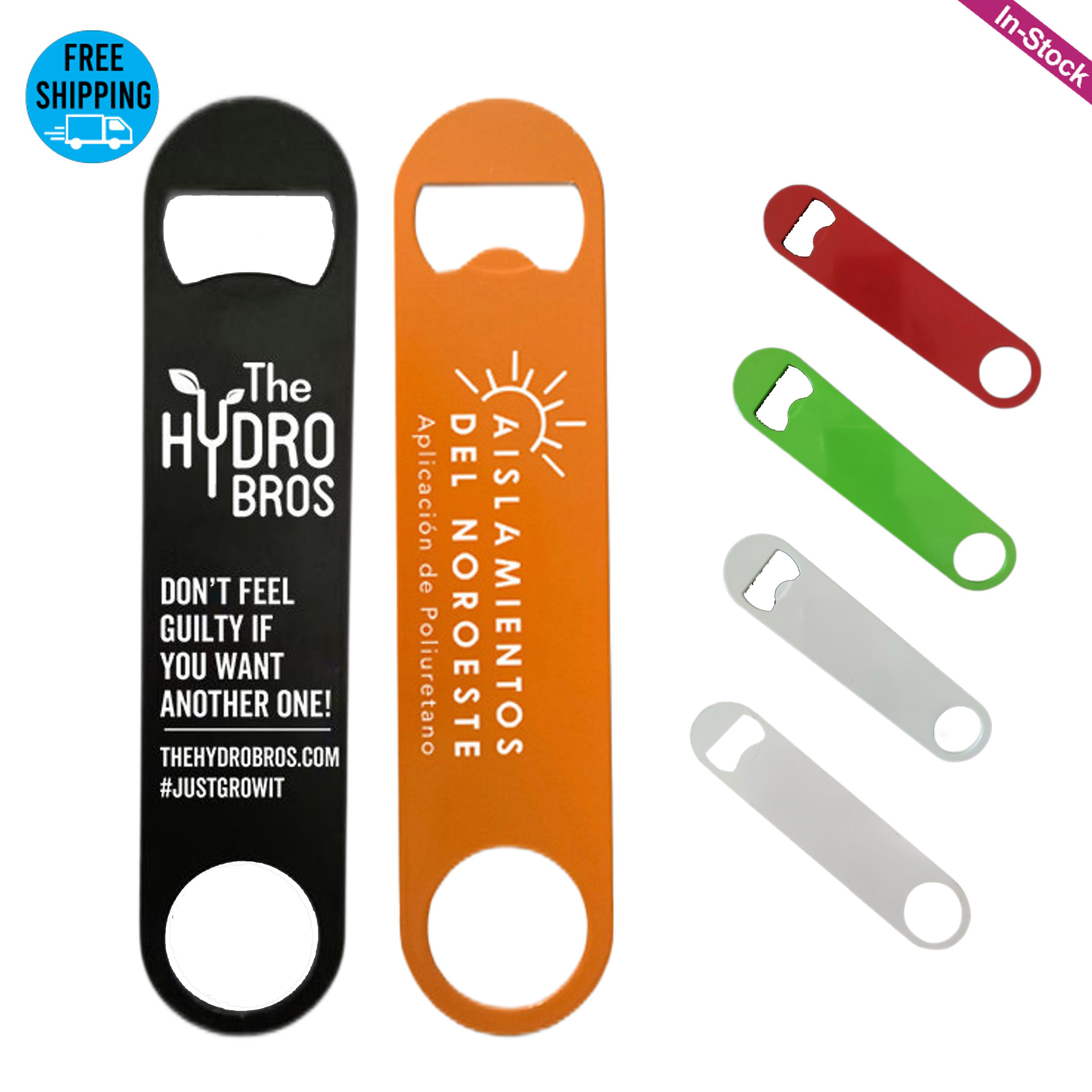 Stainless Steel Flat Bottle Opener 5