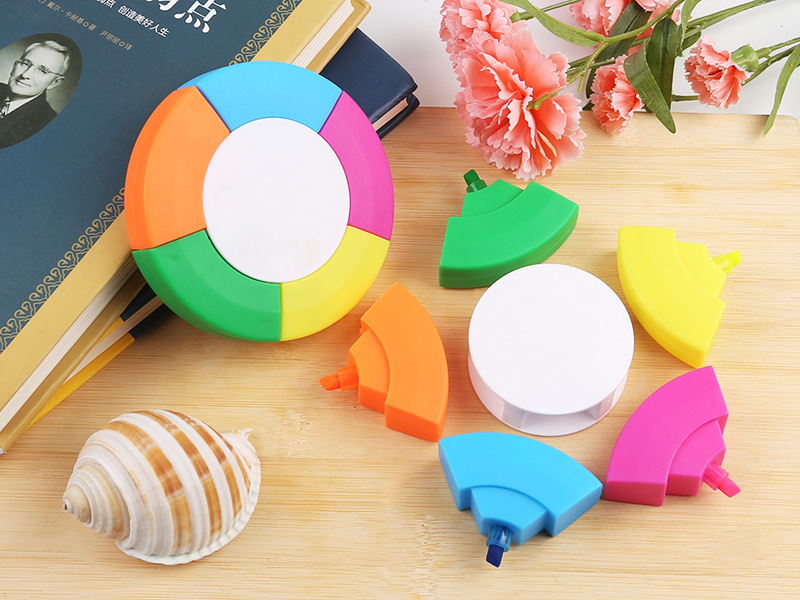 Round Shape Highlighter Pen 5