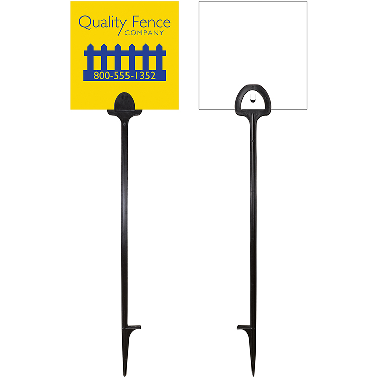 6" x 6" Value Marking Signs - Two Color, Front Only 4