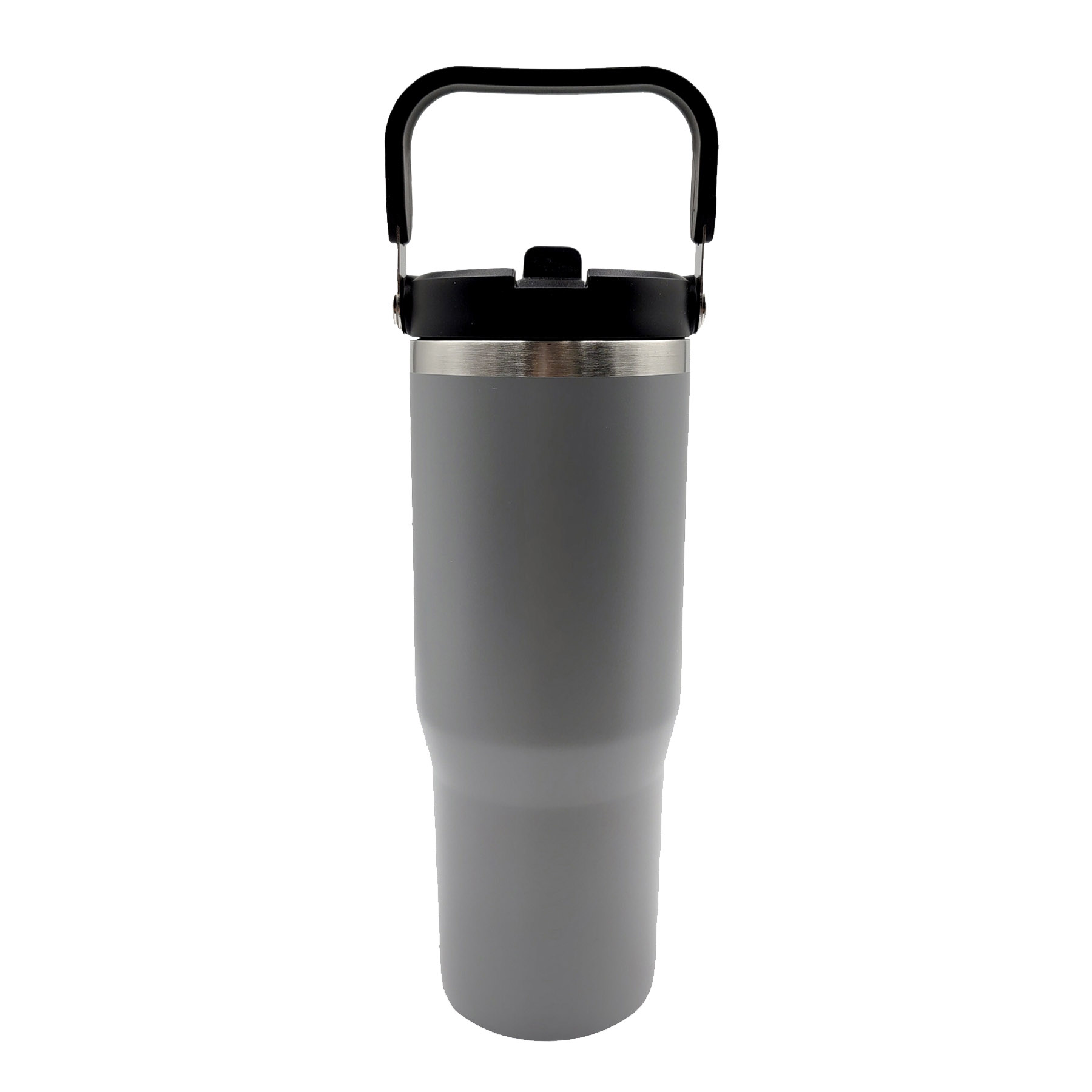 30 oz. Stainless Steel Insulated Mug with Handle and Built-In Straw 5
