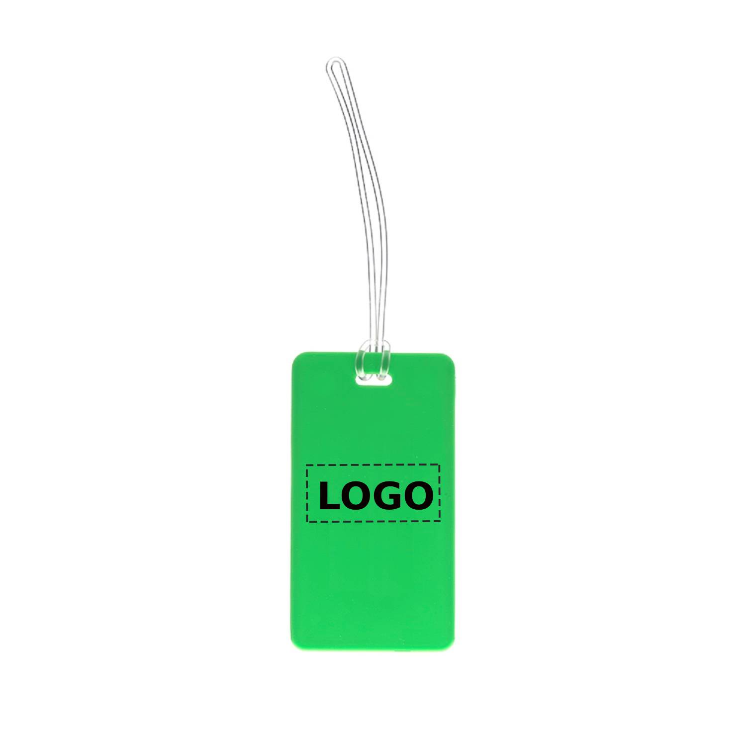 Plastic Luggage Tag with PVC Strap 8