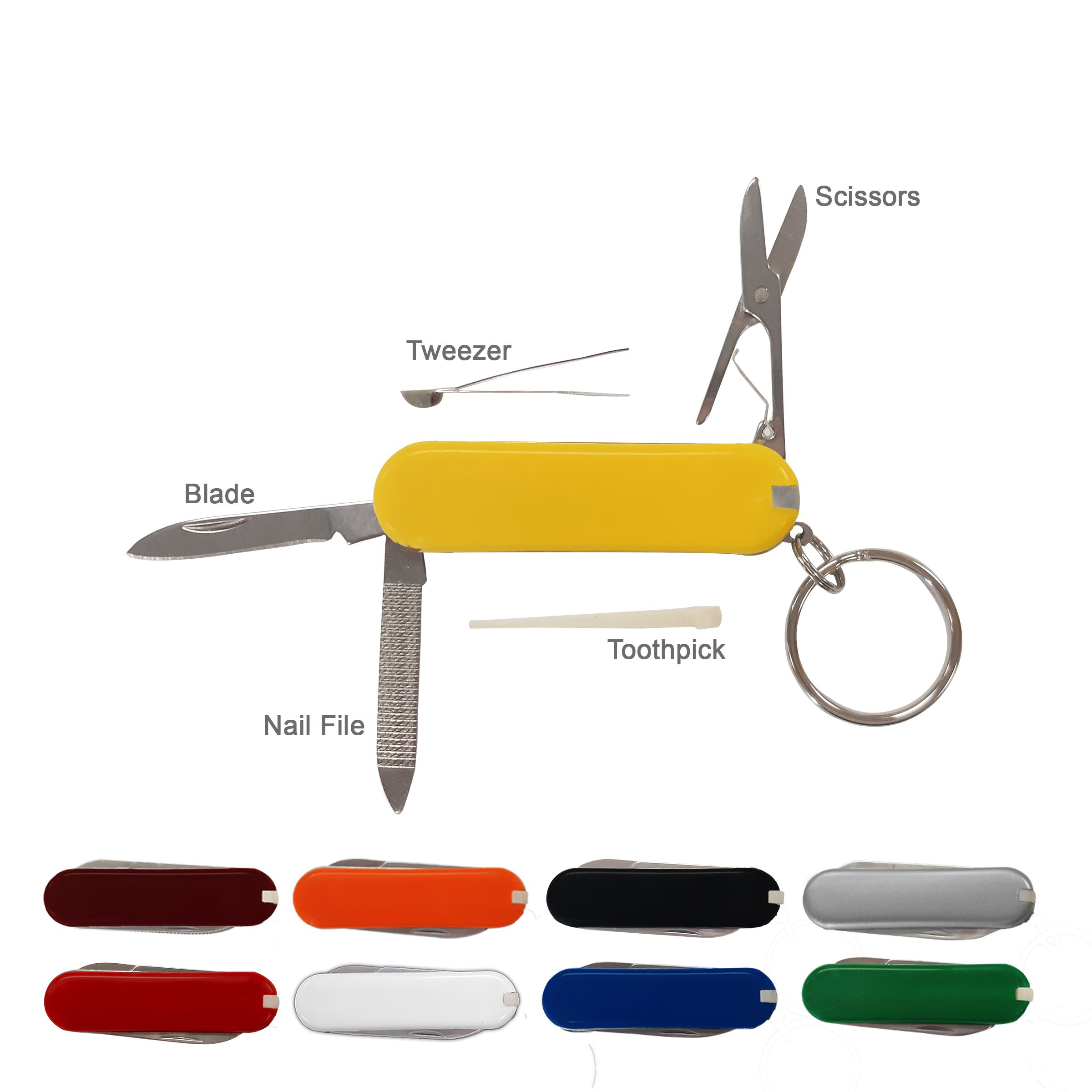 5 Function Pocket Knife Tool With Keychain 3
