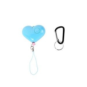 Lanyard Heart Safety Alarm Keychain With LED Light And 120DB Panic Sound 6