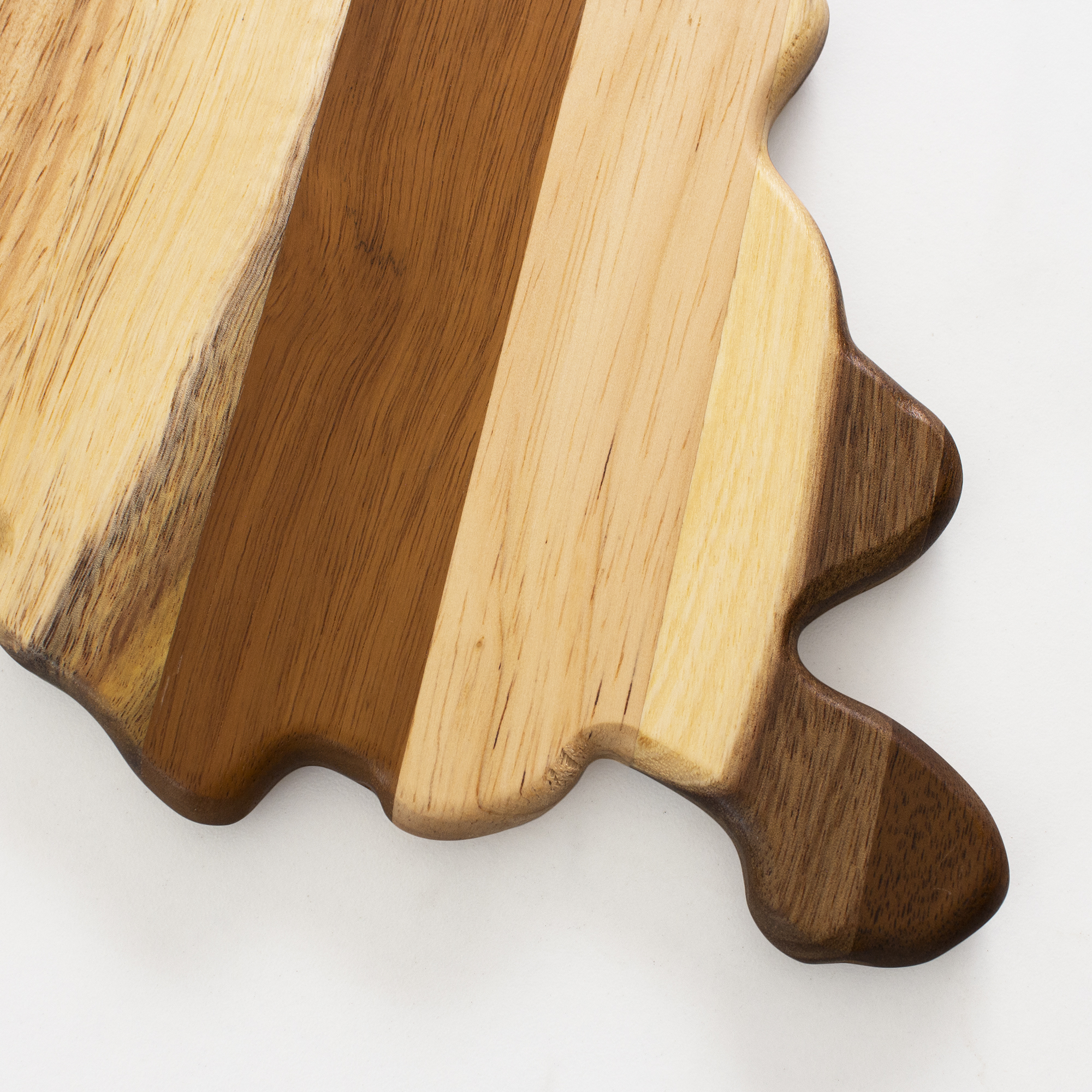 Rock & Branch® Shiplap Series Louisiana State Shaped Wood Serving and Cutting Board 1