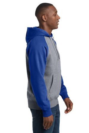Sport-Tek Raglan Colorblock Pullover Hooded Sweatshirt. ST267 35