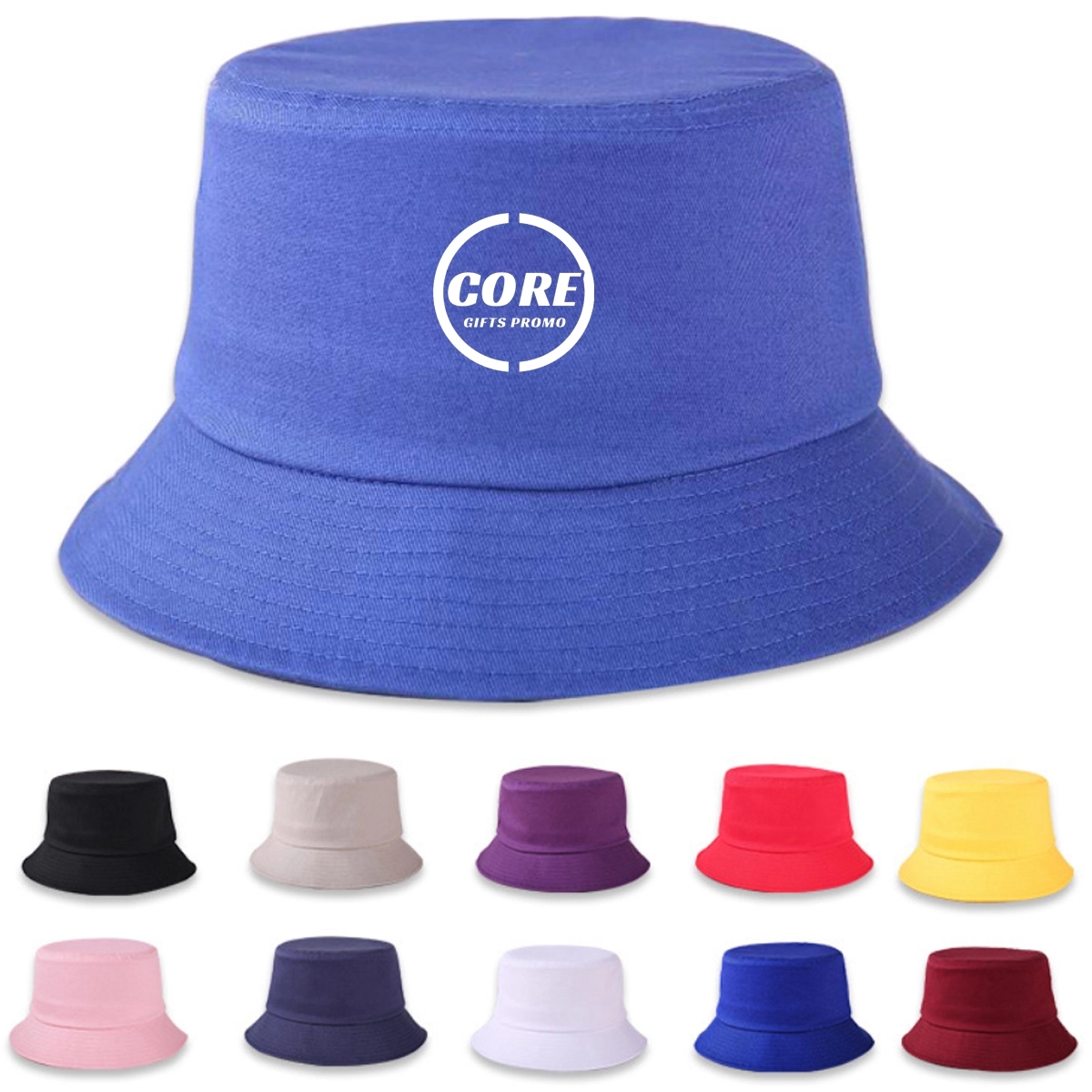 Cotton Bucket Hat Sun Plain Colors 4