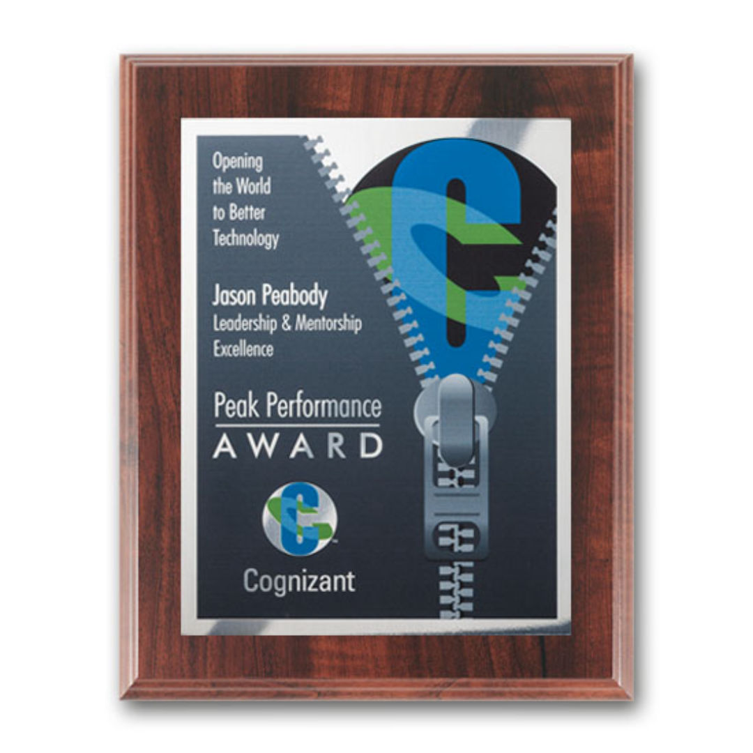 SpectraPrint™ Plaque - Walnut Silver 5
