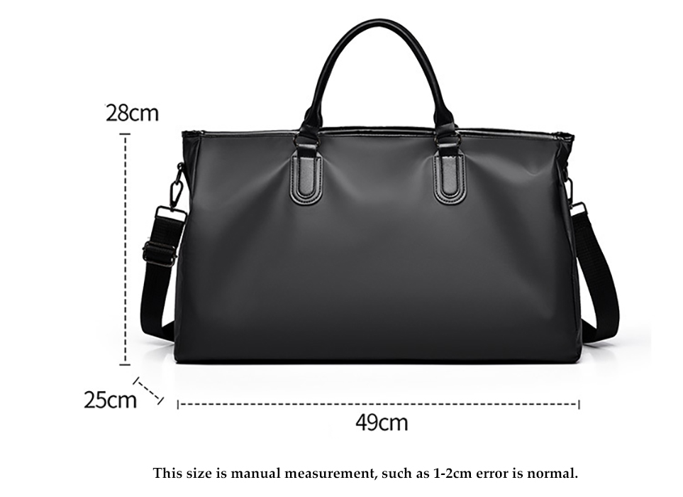 Pu Leather Waterproof Travel Bag For Men 4