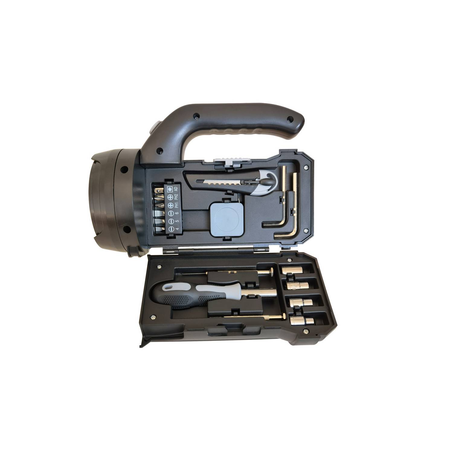 17-Piece Outdoor Tool Kit with LED Flashlight 3