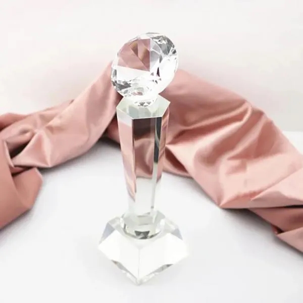 Personalized Crystal Award Trophy 3