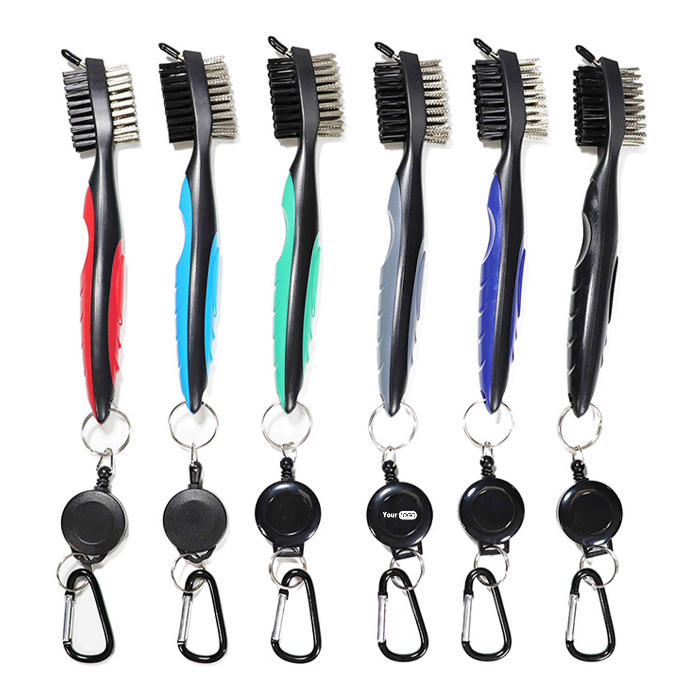 Other Plastic Dual-Sided Golf Brush With Logo 1