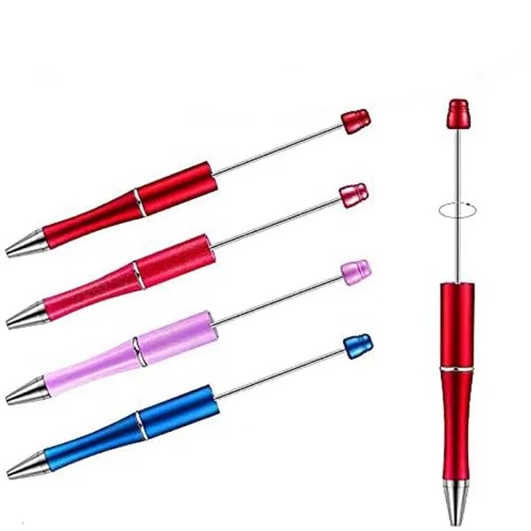 DIY Plastic Beadable Bead Ballpoint Ball Pen 7