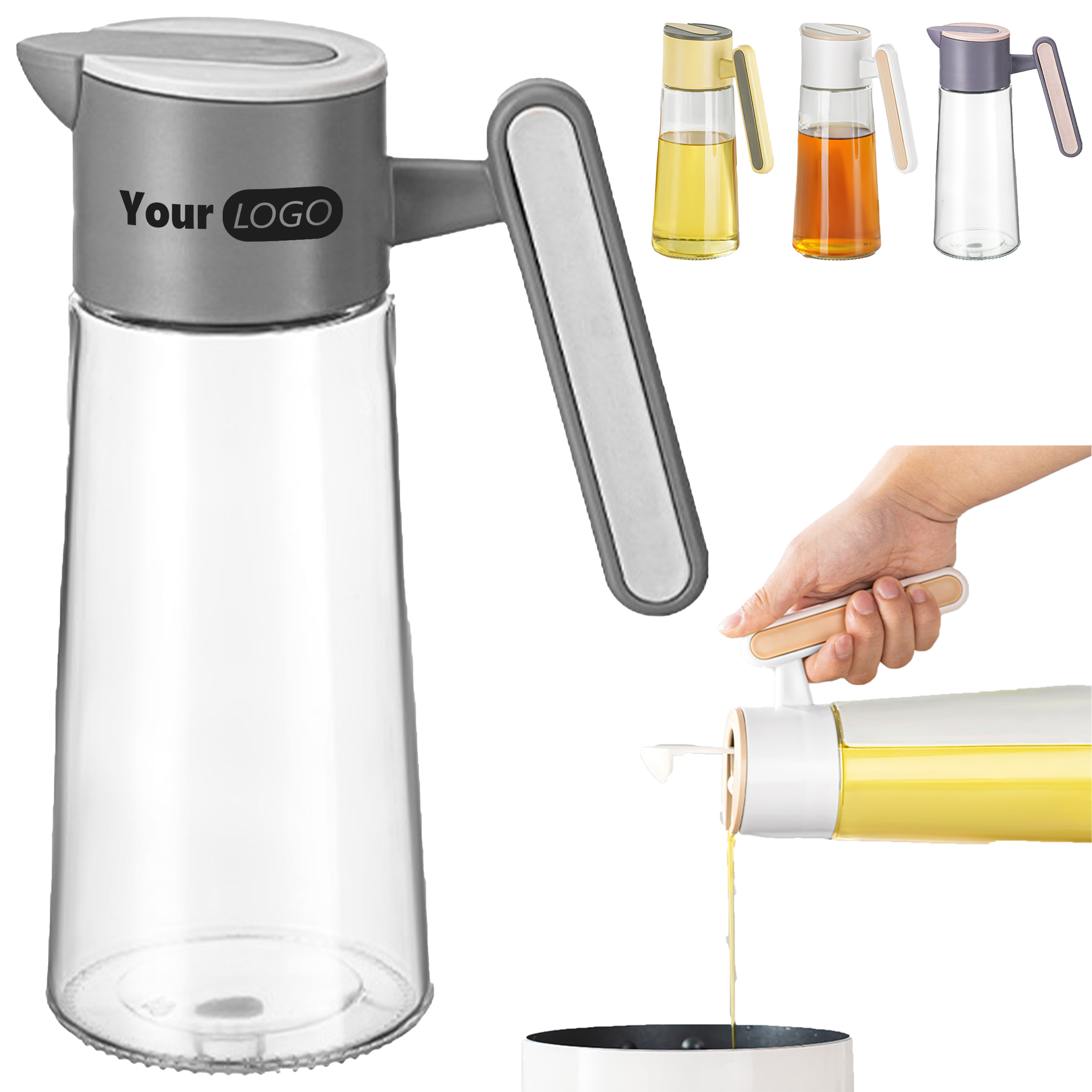 Polypropylene Automatic Opening And Closing Leak Proof Oil Pot 3
