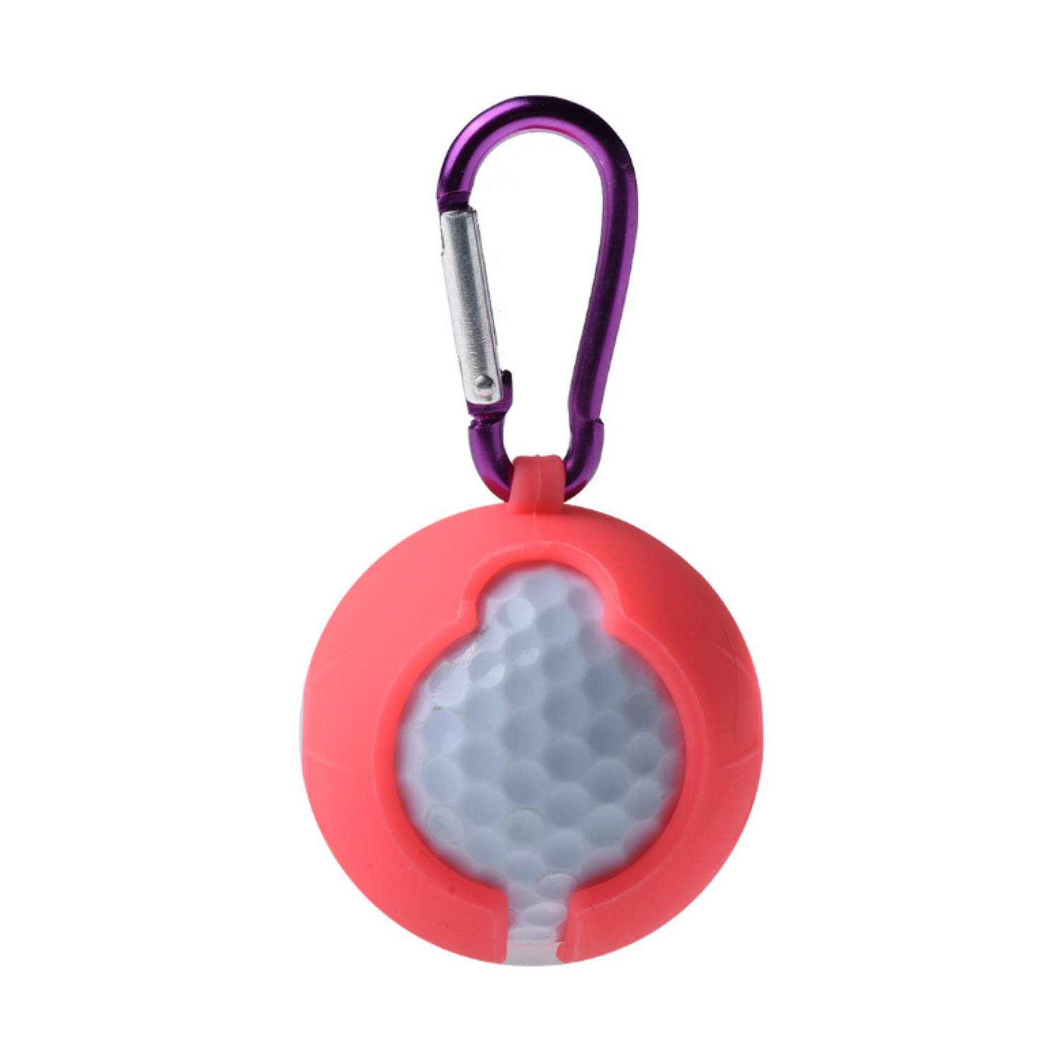 Silicone Golf Ball Holder with Carabiner 3