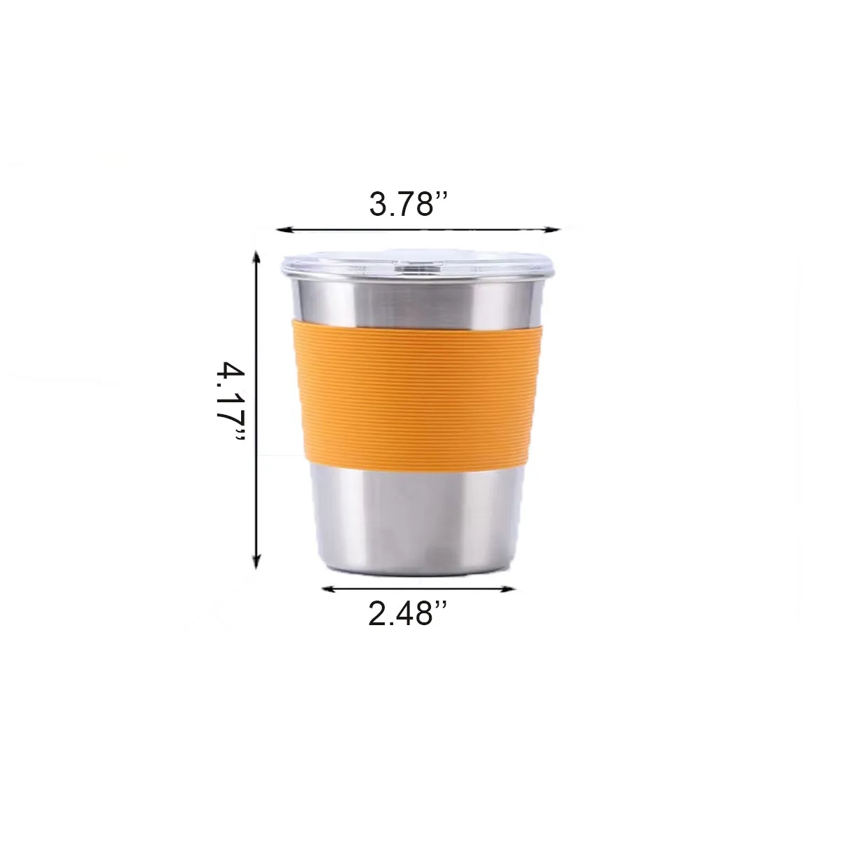 12 OZ Stainless Steel Heat-insulated Spill-proof Cup 4