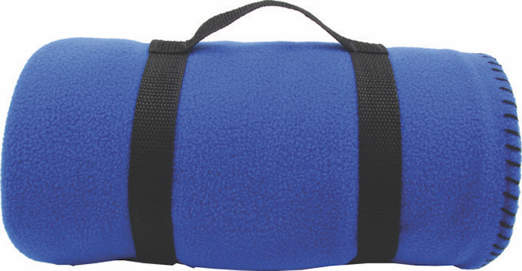 Fleece Blanket w/Nylon Strap 15