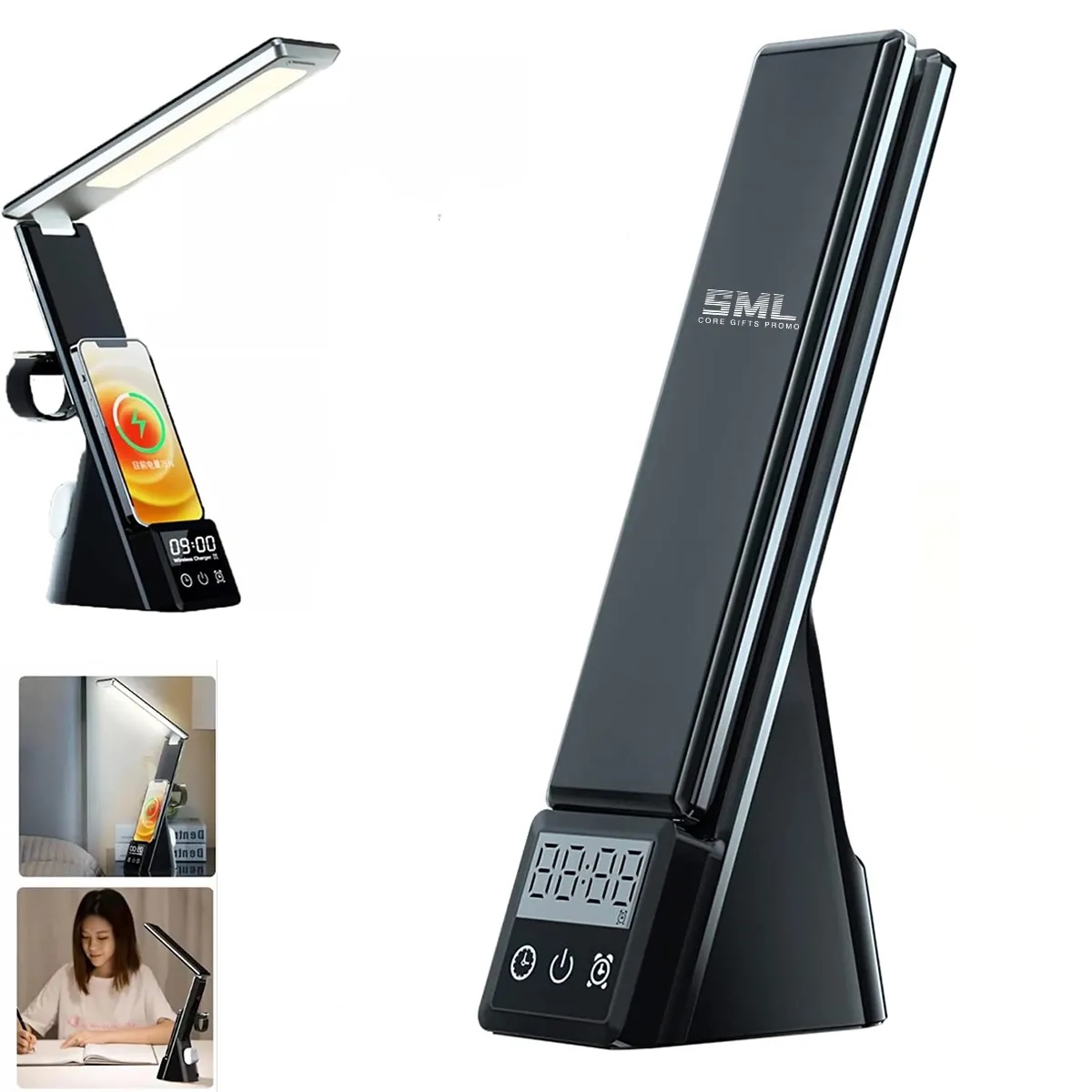 3 in 1 Folding Led Desk Lamp with Wireless Charger 4