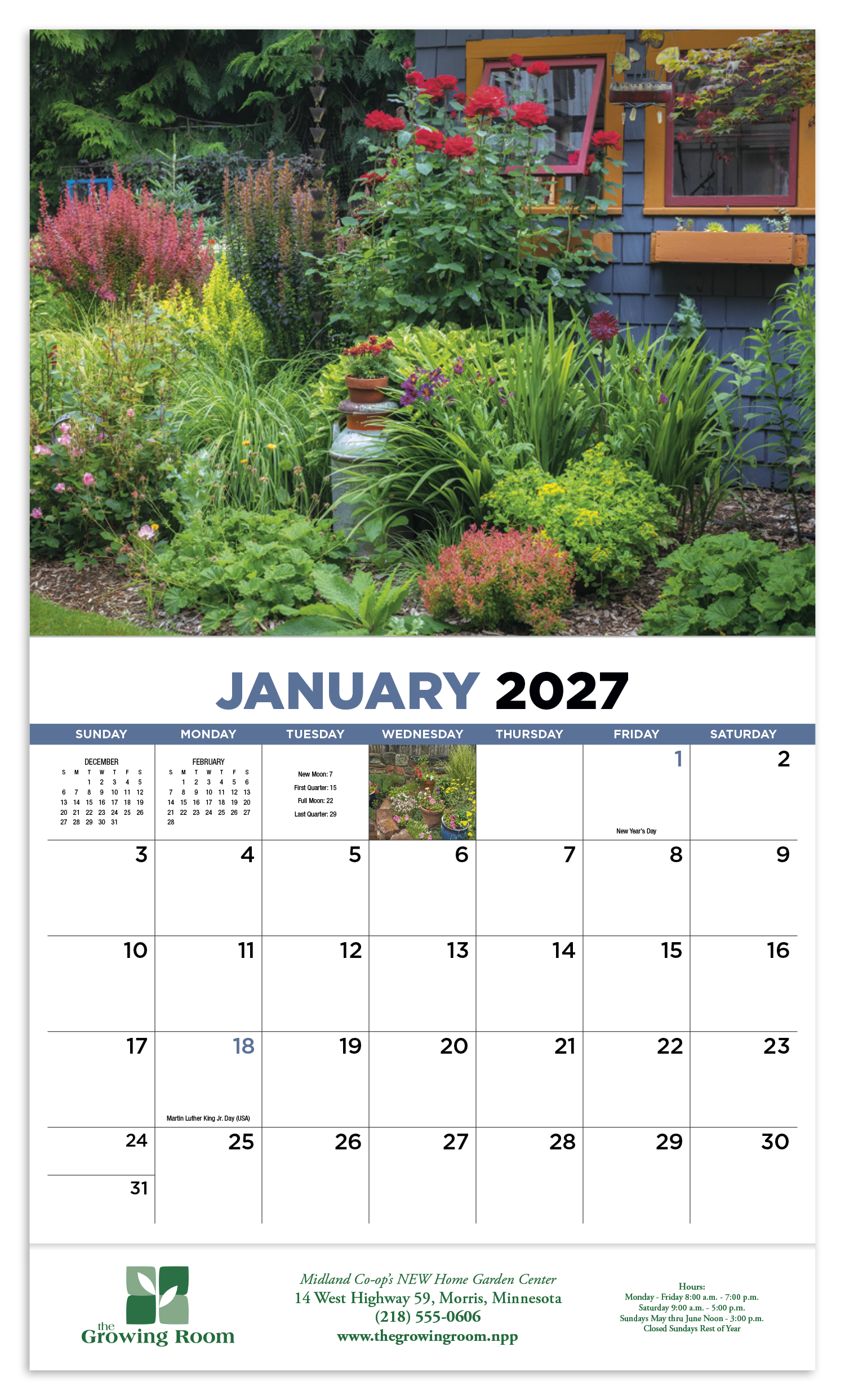 HotLine® Products Gardens Appointment Calendar - Stapled 43