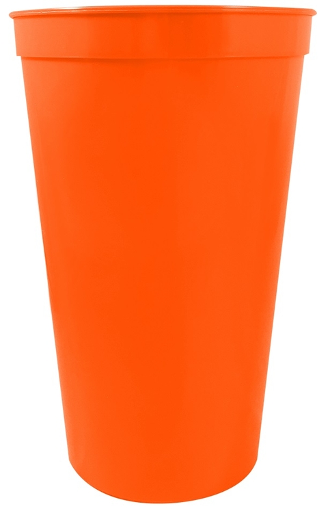 22 oz. Smooth Wall Plastic Stadium Cup 25